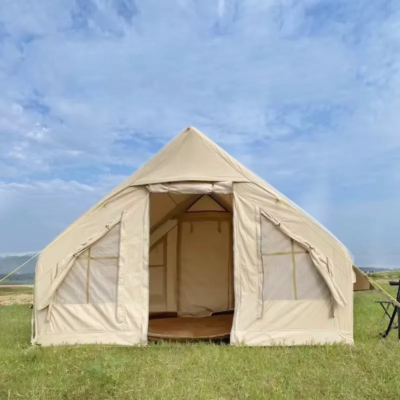 مقطورة ارتفاع الطبيعة الطرف هياكل بيضاء قابلة للنفخ التخييم الصناعي بناء 6 رجل حديقة موبي Trailer Height Nature Party White Inflatable Structures Camping Industrial Building 6 Man Mobi Garden
