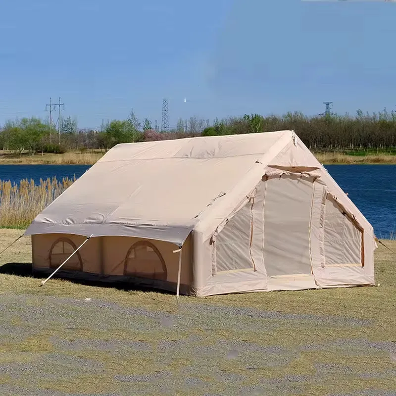 مقطورة ارتفاع الطبيعة الطرف هياكل بيضاء قابلة للنفخ التخييم الصناعي بناء 6 رجل حديقة موبي Trailer Height Nature Party White Inflatable Structures Camping Industrial Building 6 Man Mobi Garden
