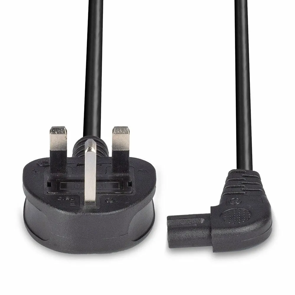 0.5M Mains Power Cable Uk 3 Pin Plug