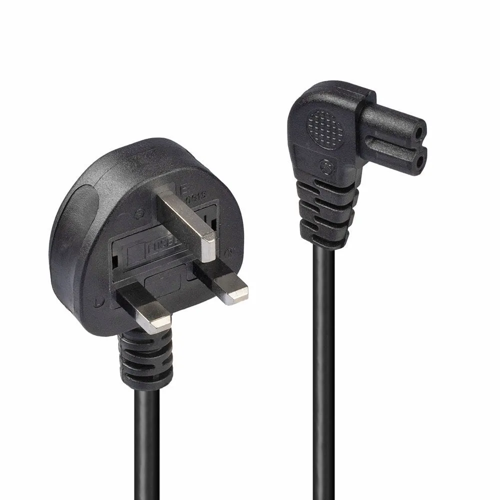 0.5M Mains Power Cable Uk 3 Pin Plug