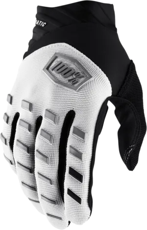 100% Airmatic Gloves - White - Medium 10000-00031