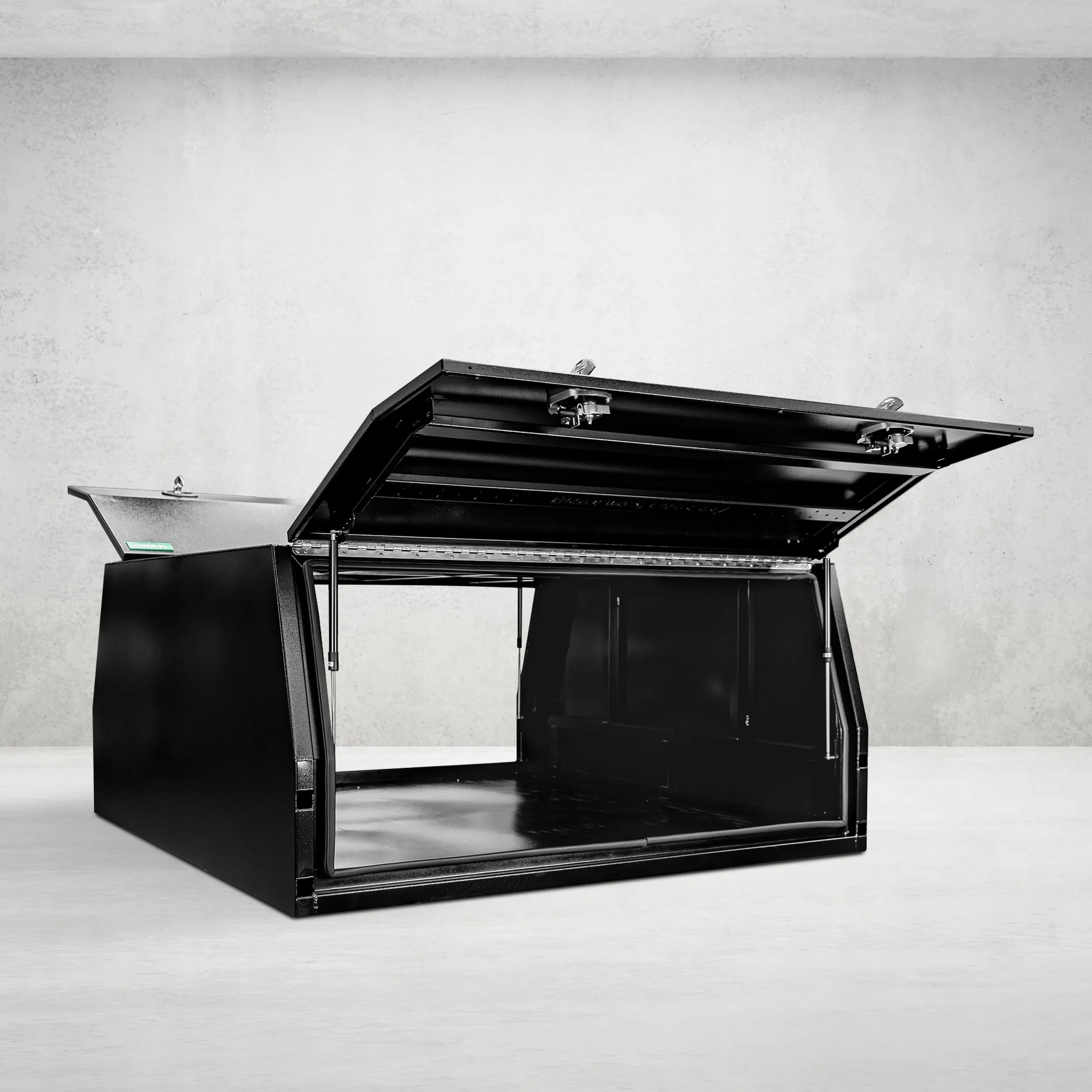 2100mm Aluminium Canopy - Black