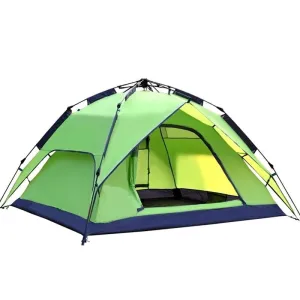 3-4 Person 4 Season Waterproof Family Tent Auto Fiberglass Frame