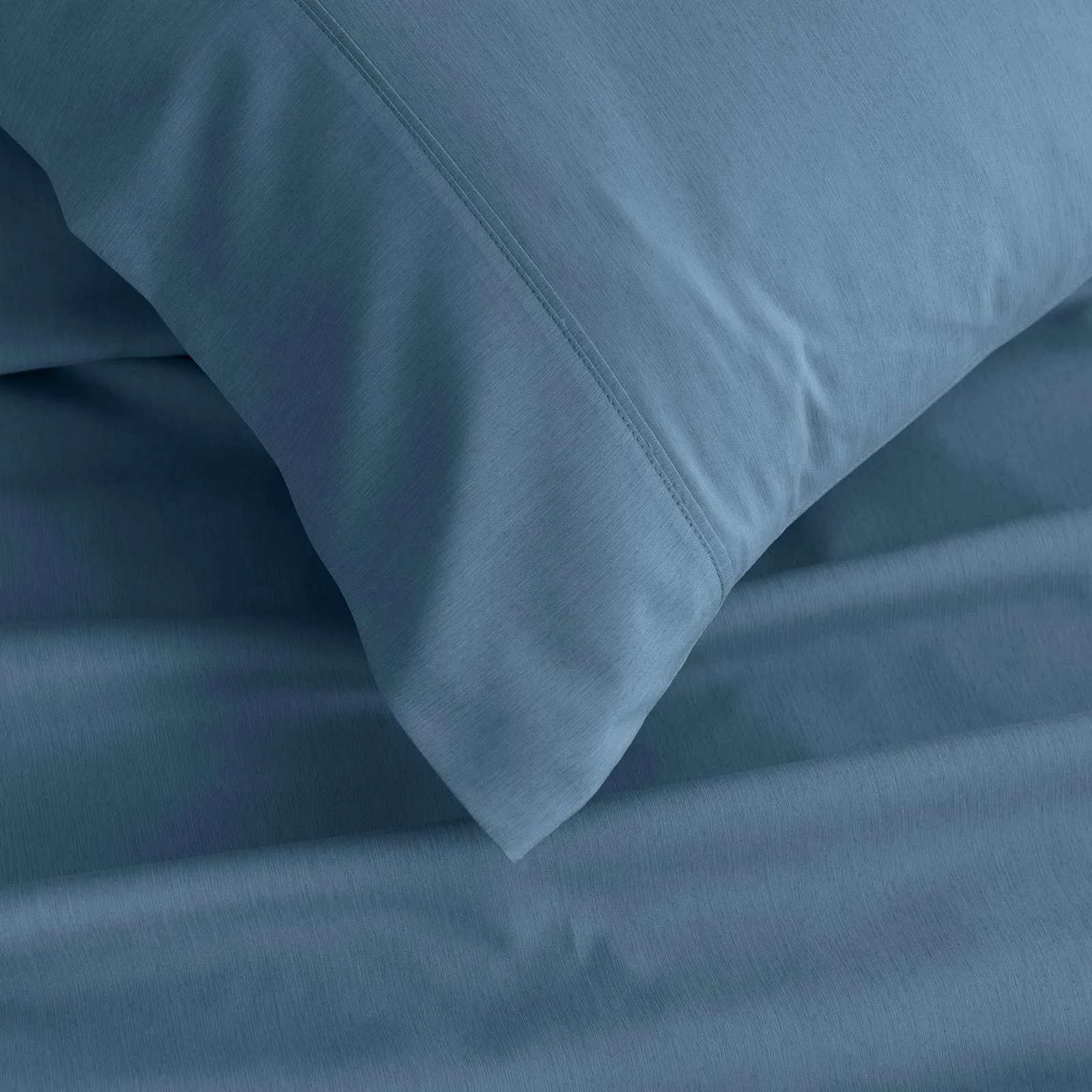 3000 Thread Count Bamboo Cooling Sheet Set | Queen | Denim