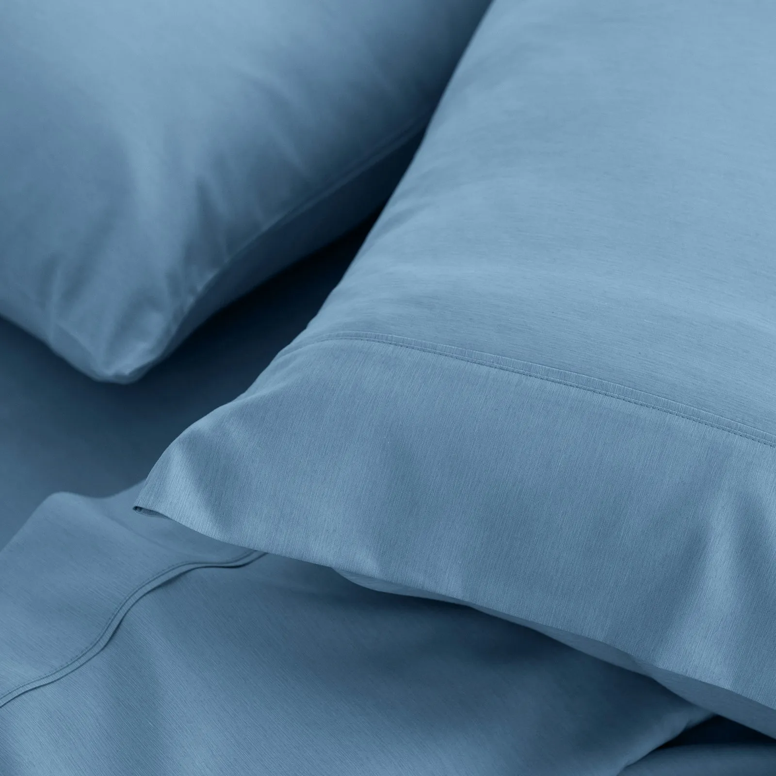 3000 Thread Count Bamboo Cooling Sheet Set | Queen | Denim