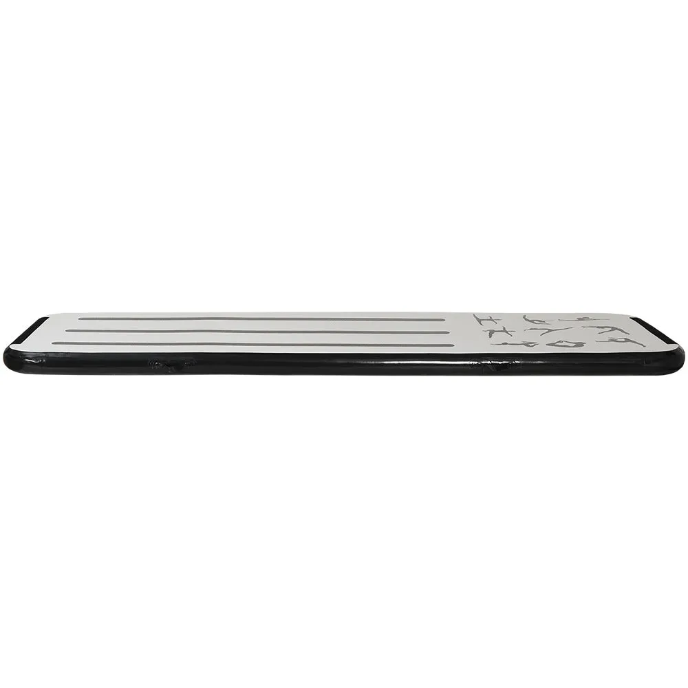 3M Air Track Gymnastics Tumbling Mat | Exercise Cheerleading | Unique Black