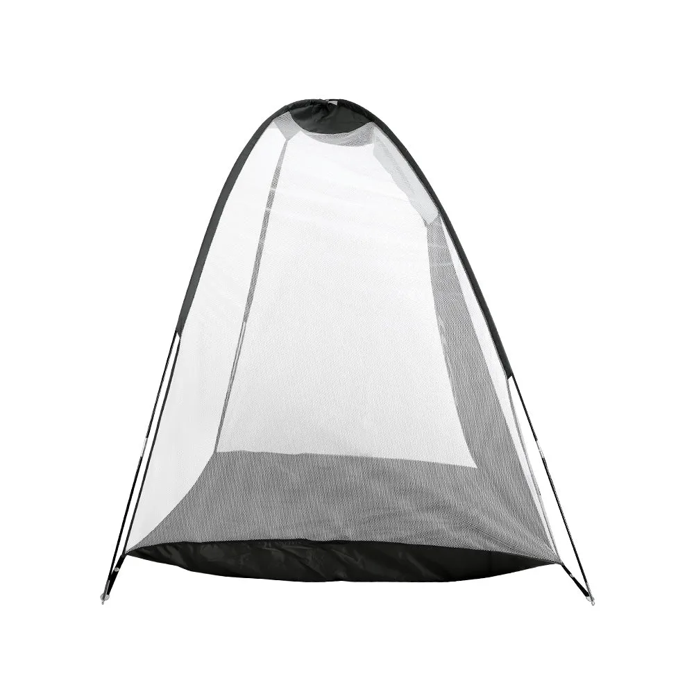 3M Golf Practice Net Tent - Portable Training Aid with Driving Target Mat, Soccer by Everfit