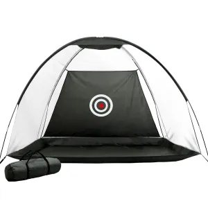 3M Golf Practice Net Tent - Portable Training Aid with Driving Target Mat, Soccer by Everfit