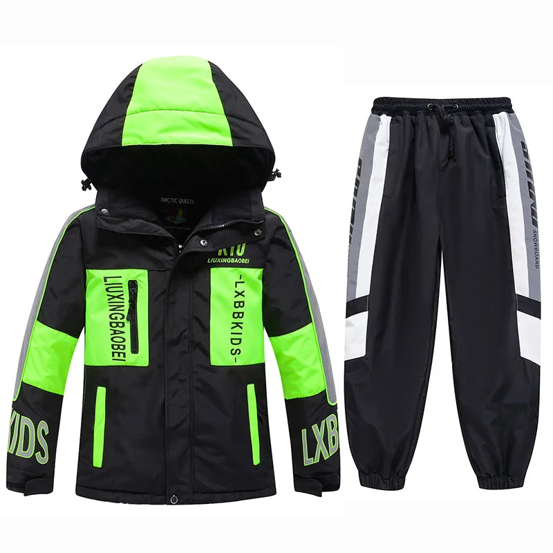 ARCTIC QUEEN Kids Reflective Extreme Ski Suit