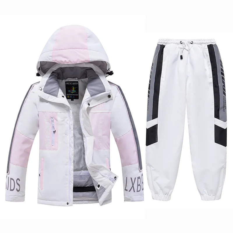 ARCTIC QUEEN Kids Reflective Extreme Ski Suit