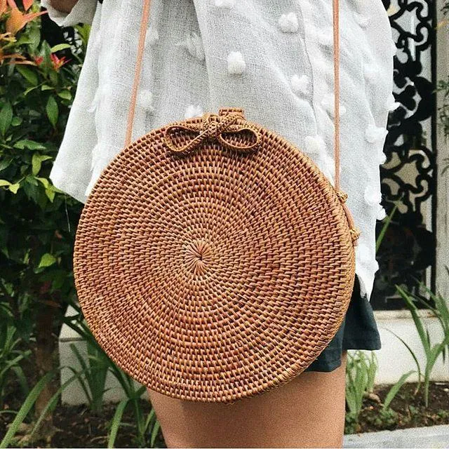 Bali Island Handmade Rattan Bag