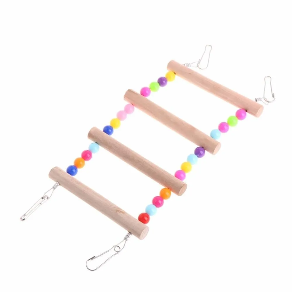 Bird's Wooden Rainbow Ladder