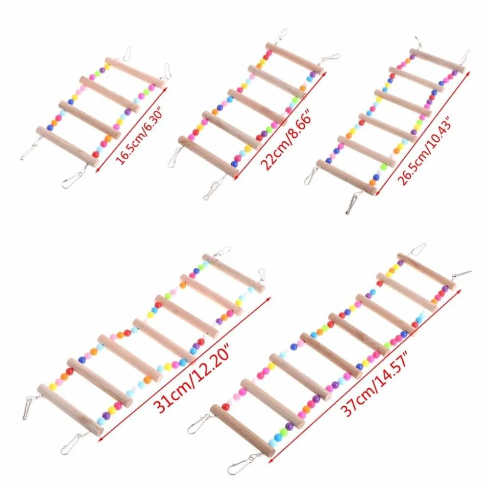 Bird's Wooden Rainbow Ladder