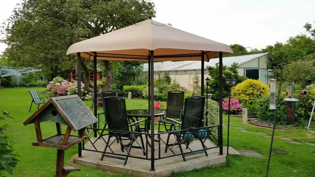 Canopy for 3.3m Hexagonal Patio Gazebo - Single Tier