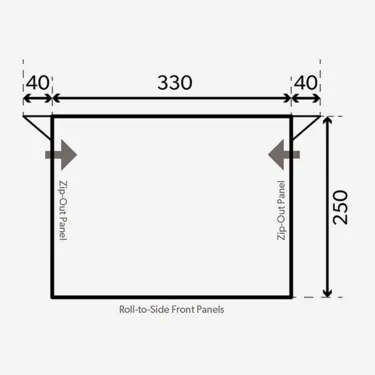 Dometic Rally PRO 330 Caravan Porch Awning