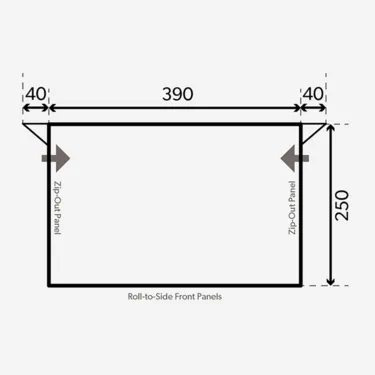 Dometic Rally PRO 390 300D Caravan Porch Awning