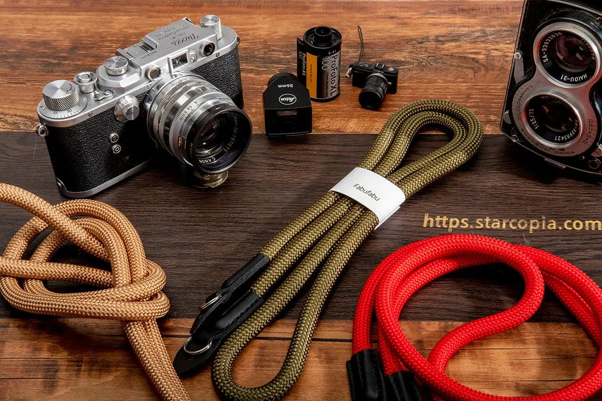 Fabufabu 9mm Climbing Rope Camera strap