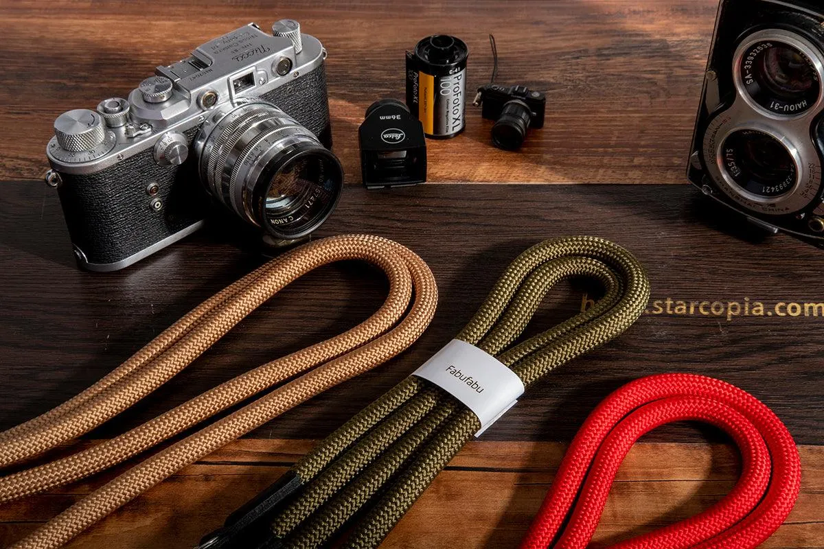 Fabufabu 9mm Climbing Rope Camera strap