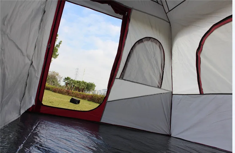 Family Camping Tents Waterproof Cabin Outdoor Tent for 8 10 12 Person Event Marquee Tents
