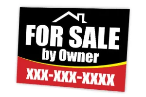 For Sale By Owner Pack Of 10 Full Color Semi Custom Double Sided Sign