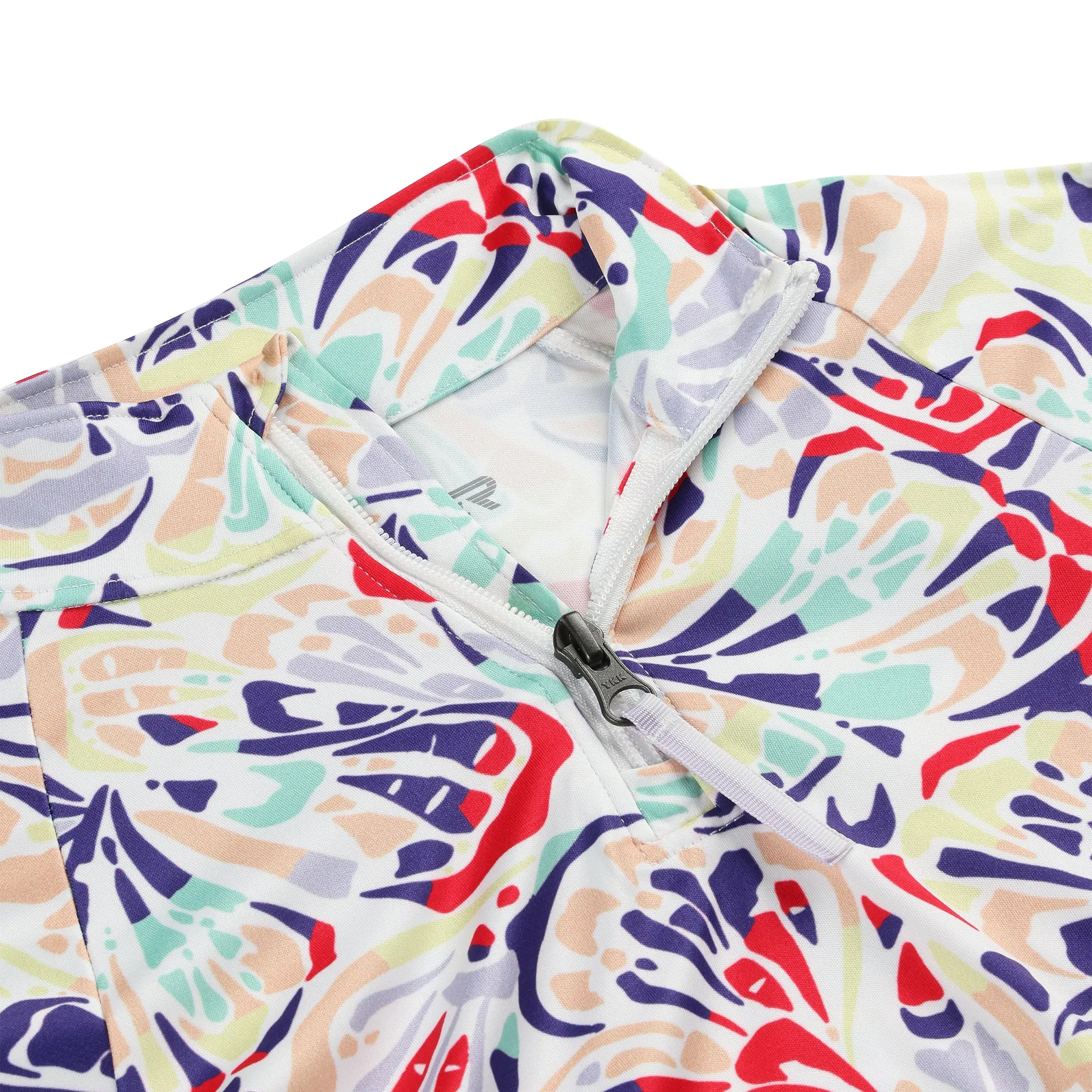 Girls Reflect Half Zip - Butterfly Multi