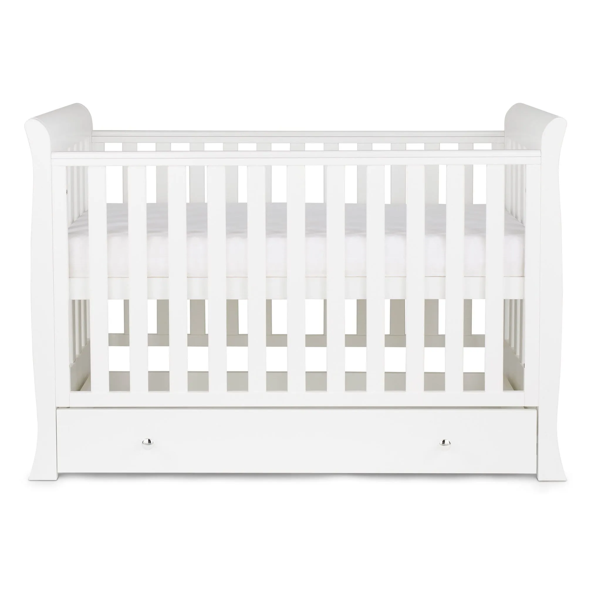 Ickle Bubba Snowdon 4 in 1 Mini Cot Bed - White