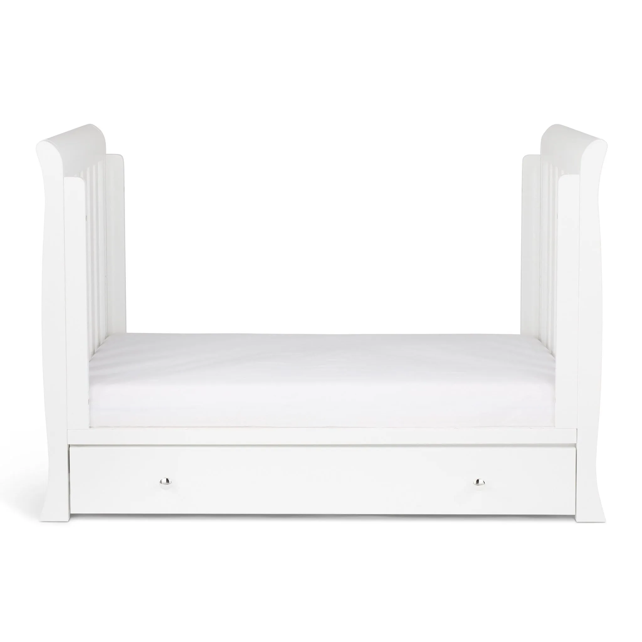 Ickle Bubba Snowdon 4 in 1 Mini Cot Bed - White