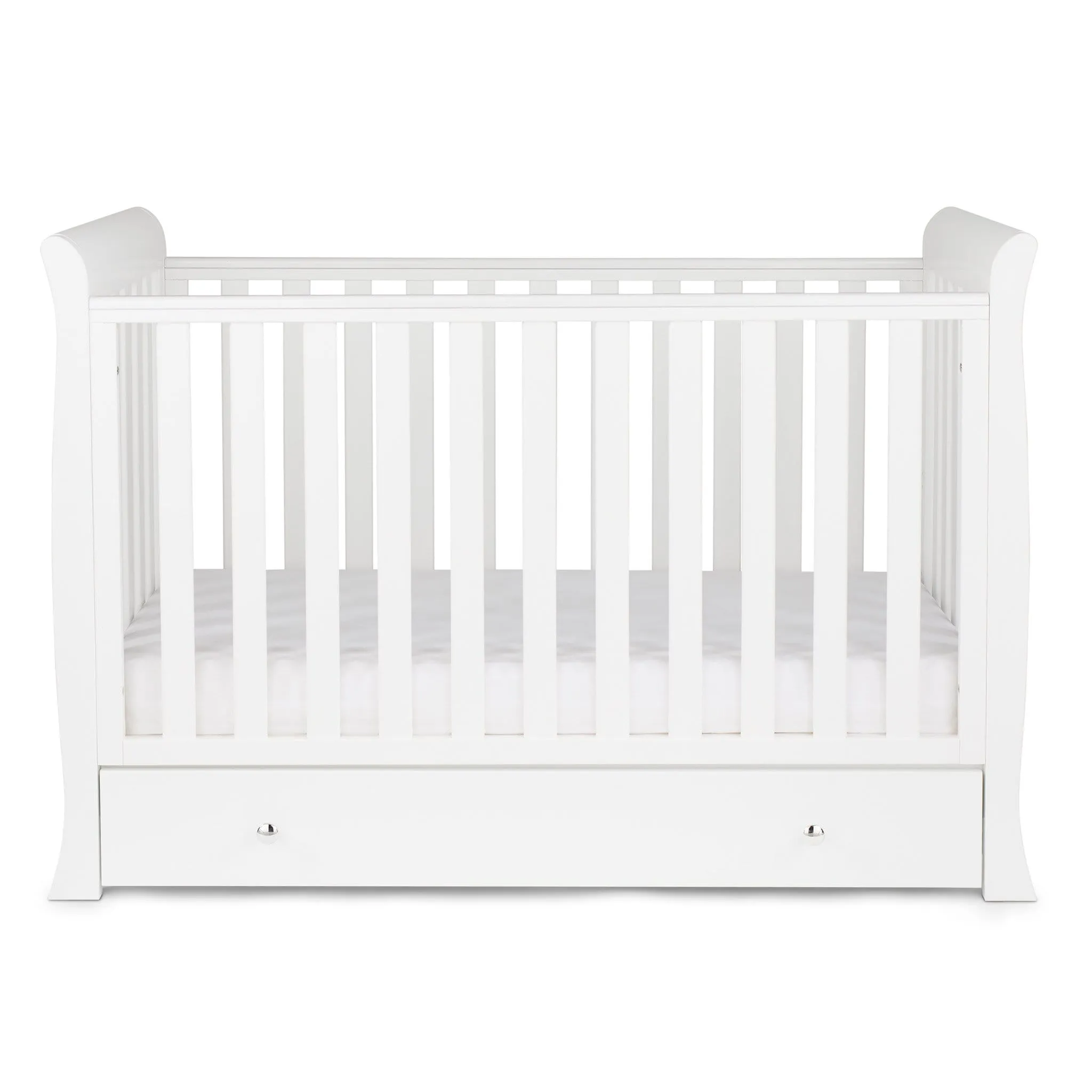 Ickle Bubba Snowdon 4 in 1 Mini Cot Bed - White