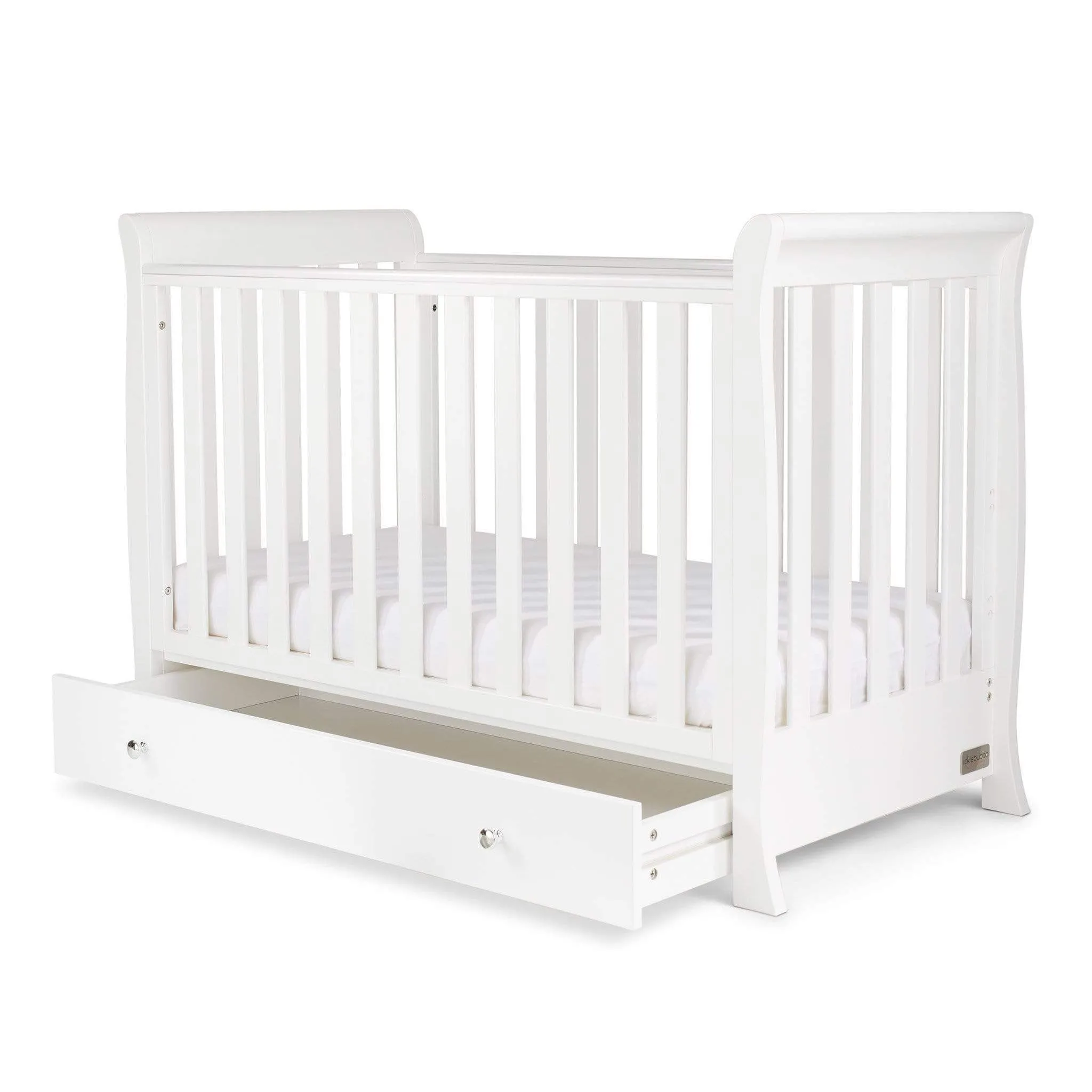 Ickle Bubba Snowdon 4 in 1 Mini Cot Bed - White