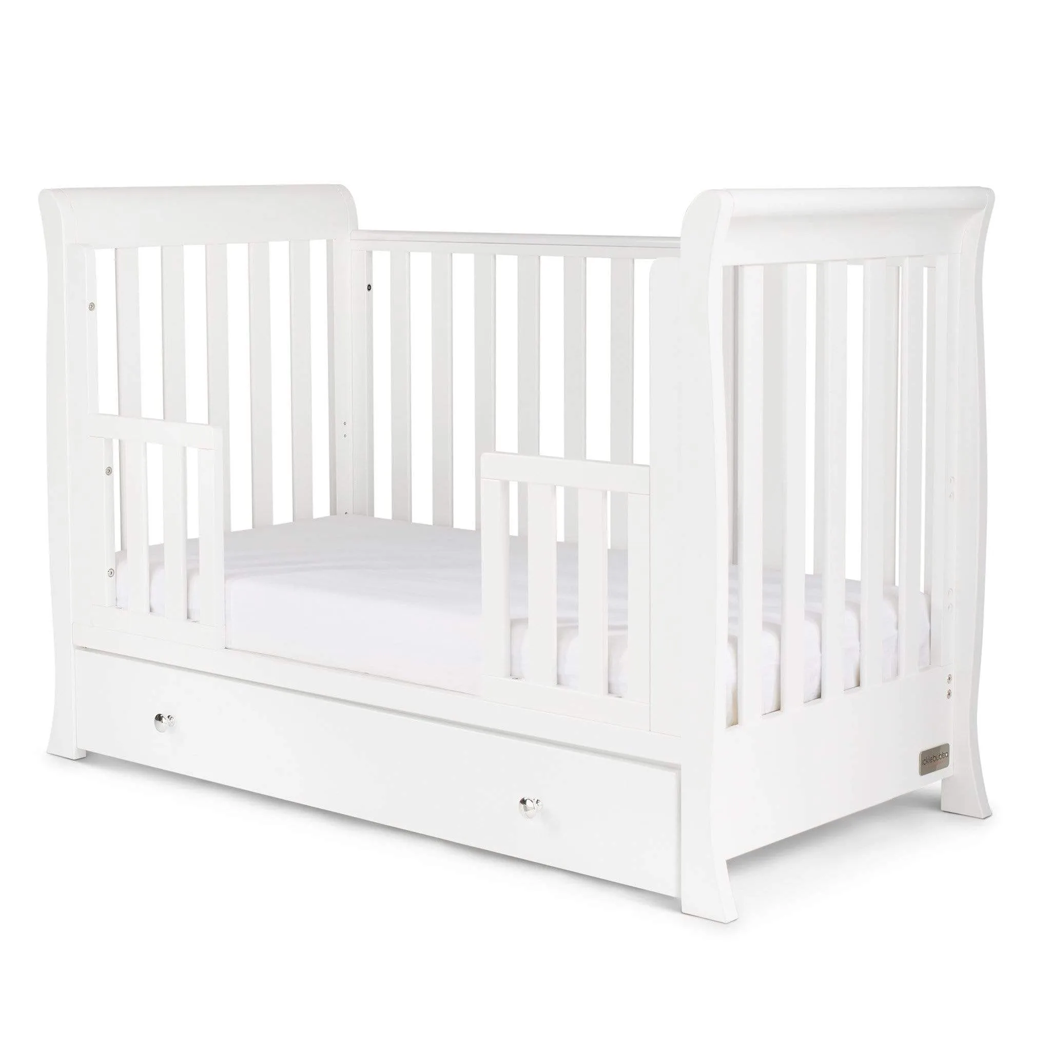Ickle Bubba Snowdon 4 in 1 Mini Cot Bed - White