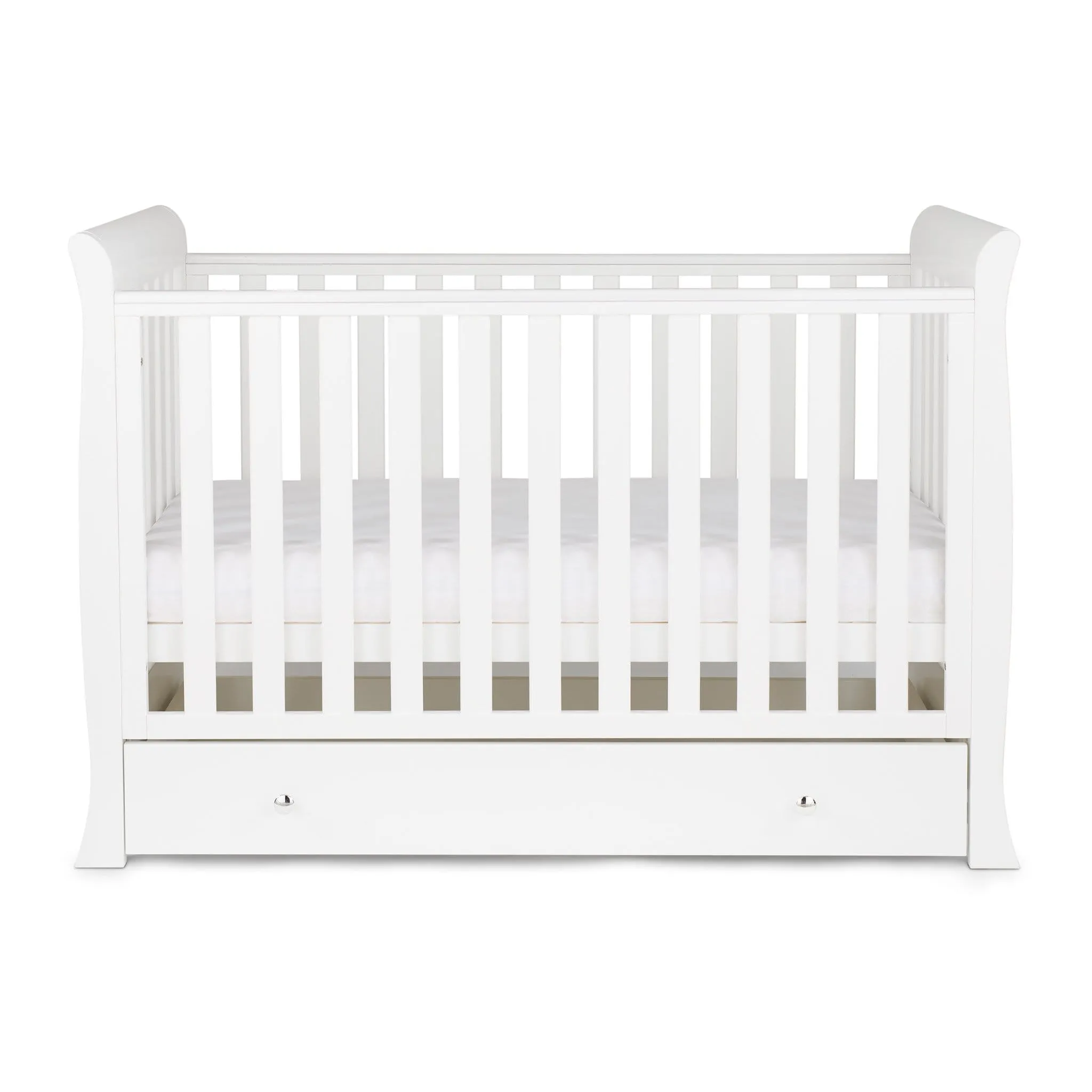Ickle Bubba Snowdon 4 in 1 Mini Cot Bed - White
