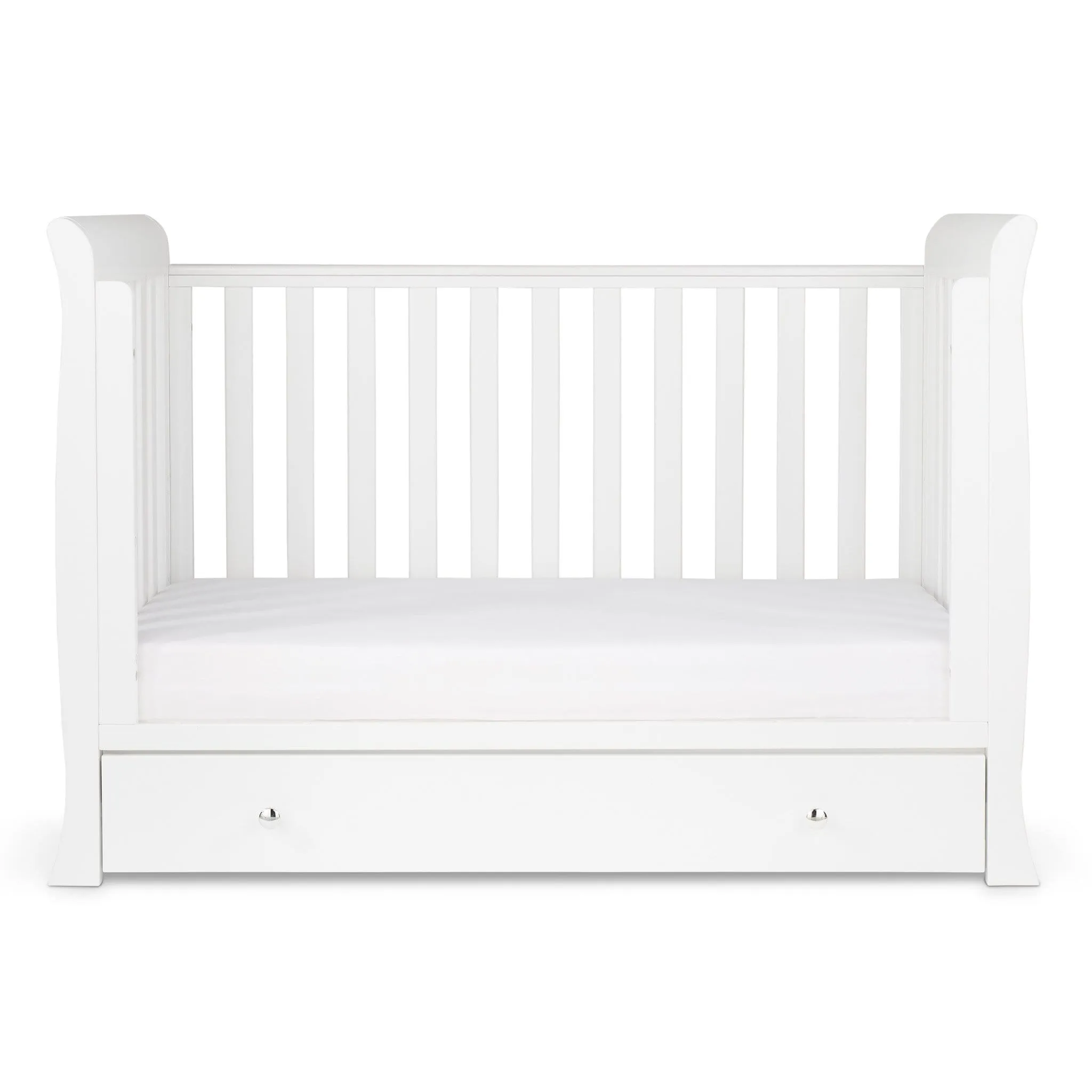 Ickle Bubba Snowdon 4 in 1 Mini Cot Bed - White
