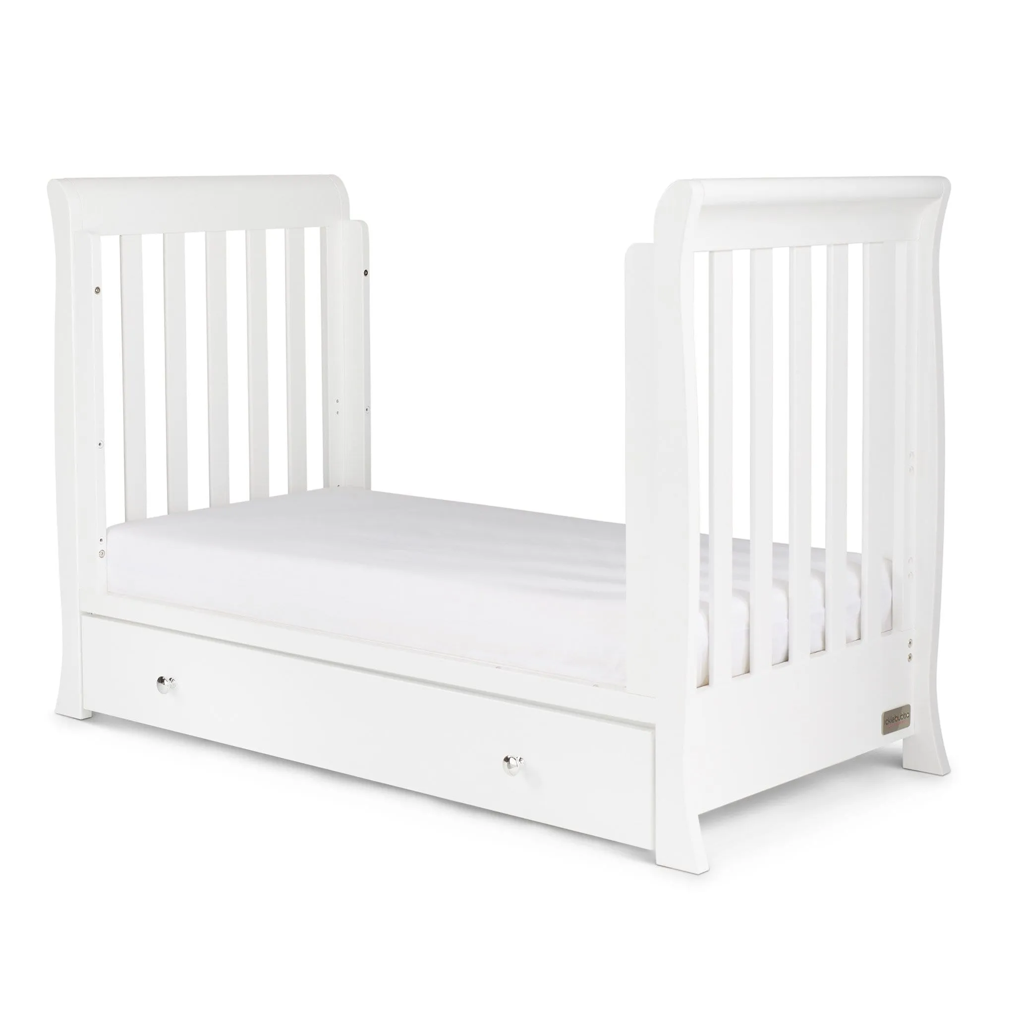 Ickle Bubba Snowdon 4 in 1 Mini Cot Bed - White