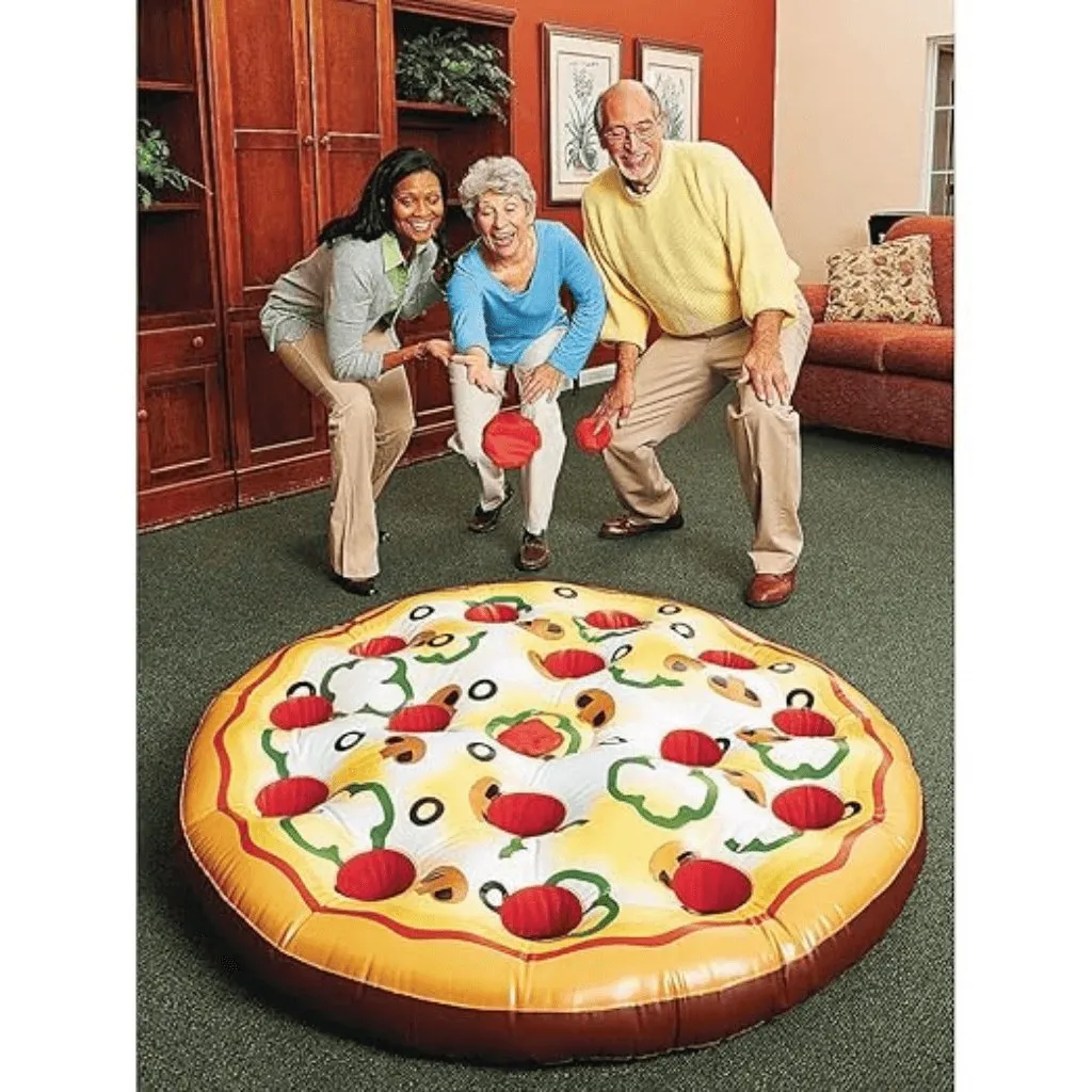 Inflatable Jumbo Pizza Toss Game