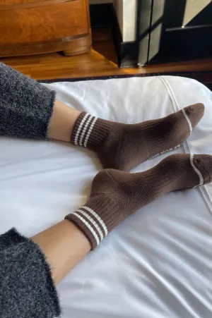 Le Bon Shoppe Girlfriend Mahogany Socks