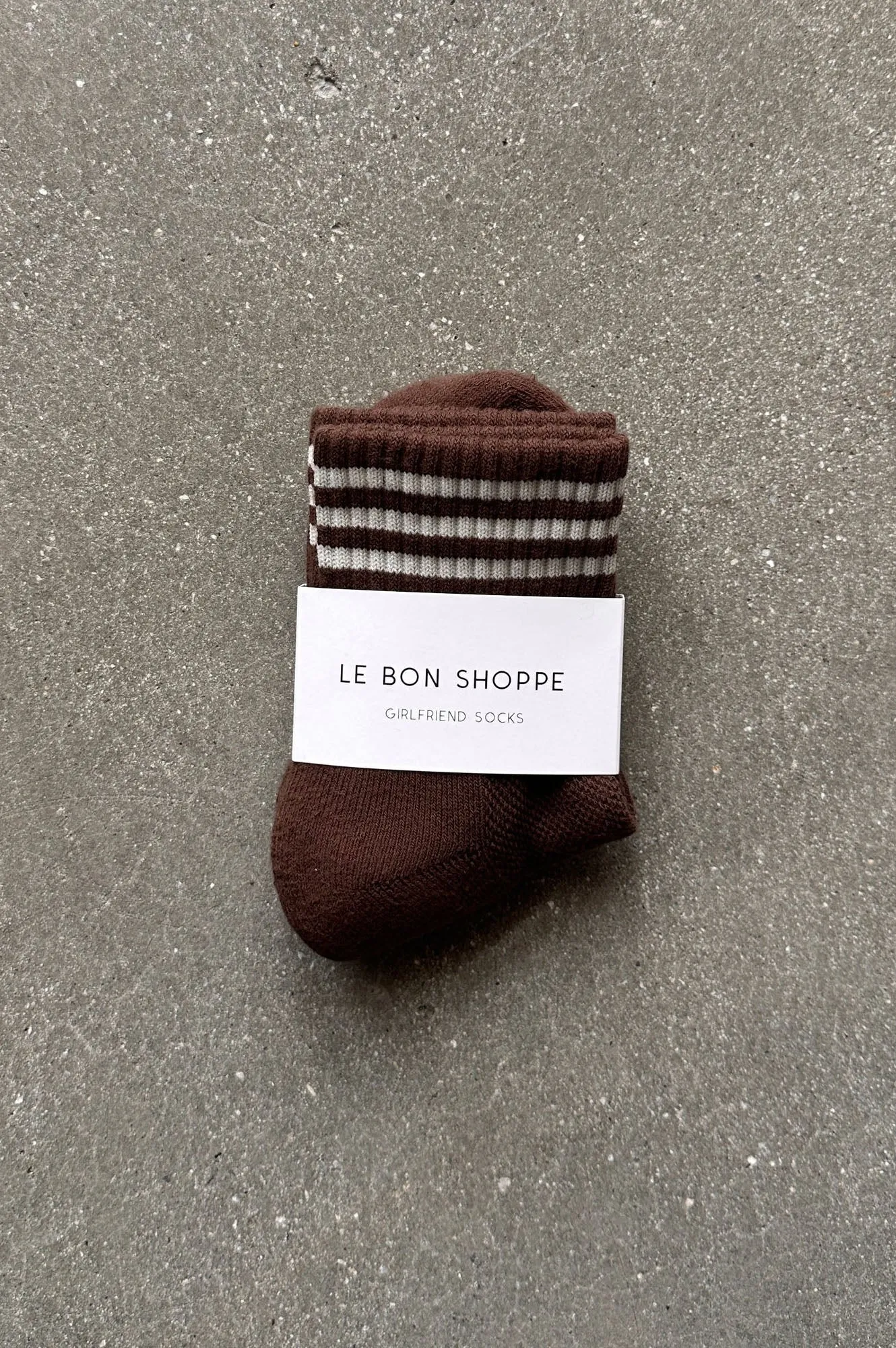 Le Bon Shoppe Girlfriend Mahogany Socks