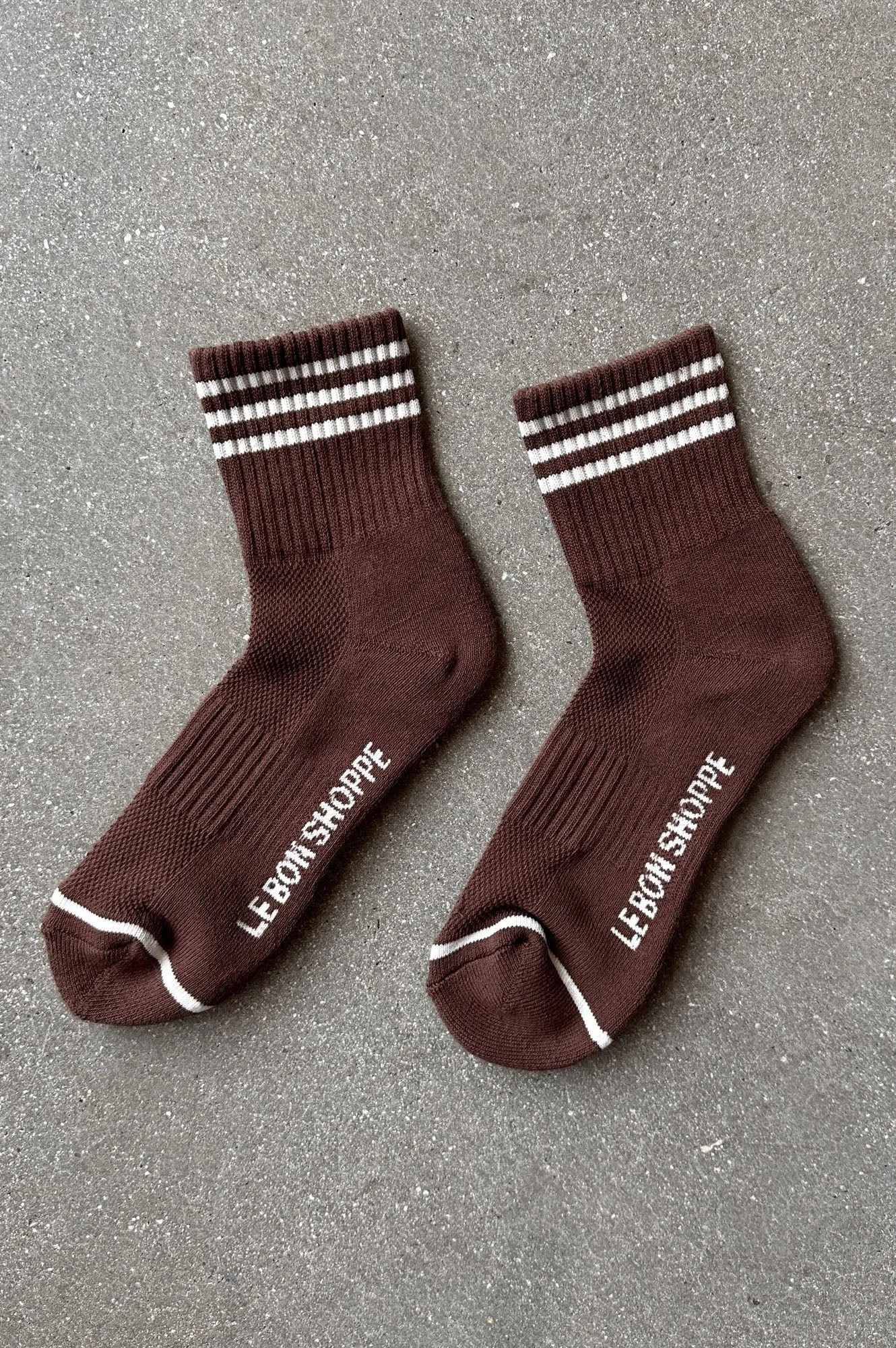 Le Bon Shoppe Girlfriend Mahogany Socks