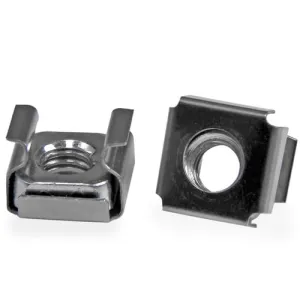 M6 Cage Nuts Silver Mounting
