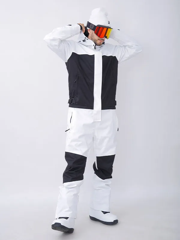 Men's Dawnski Alpine Ranger Colorblock One Piece Snowsuit