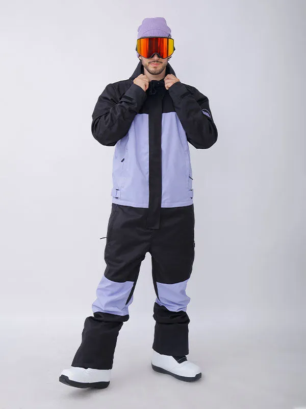Men's Dawnski Alpine Ranger Colorblock One Piece Snowsuit