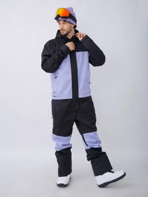 Men's Dawnski Alpine Ranger Colorblock One Piece Snowsuit