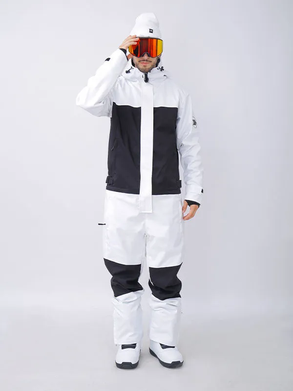 Men's Dawnski Alpine Ranger Colorblock One Piece Snowsuit