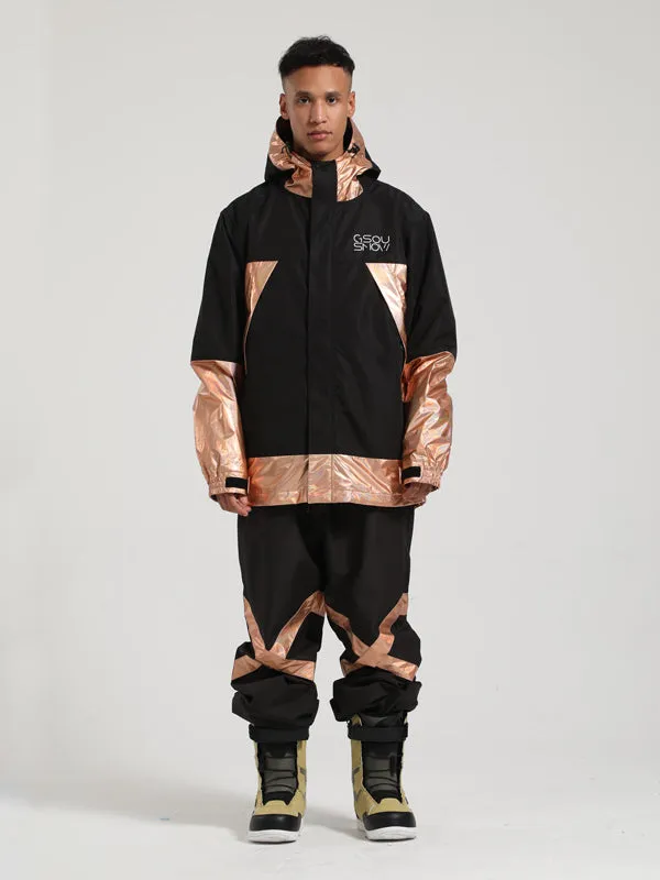 Men's Gsou Snow Glowing Snow Jacket & Pants Sets