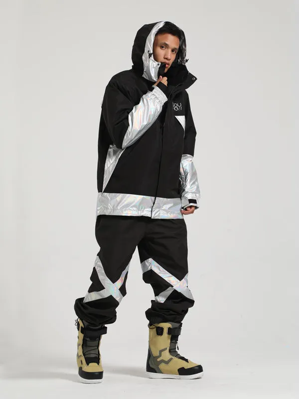 Men's Gsou Snow Glowing Snow Jacket & Pants Sets