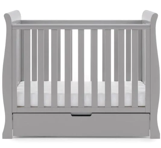 Obaby Stamford Stamford Space Saver Sleigh & Sprung Mattress - Direct Delivery