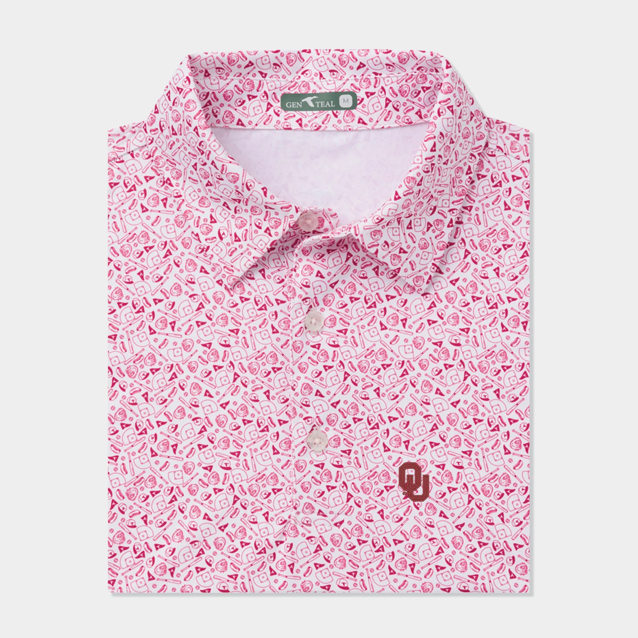 Oklahoma Ballpark brrrº Performance Polo