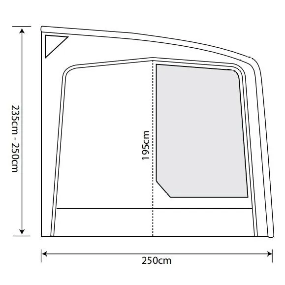 Outdoor Revolution Eclipse Pro 330 Inflatable Caravan Awning