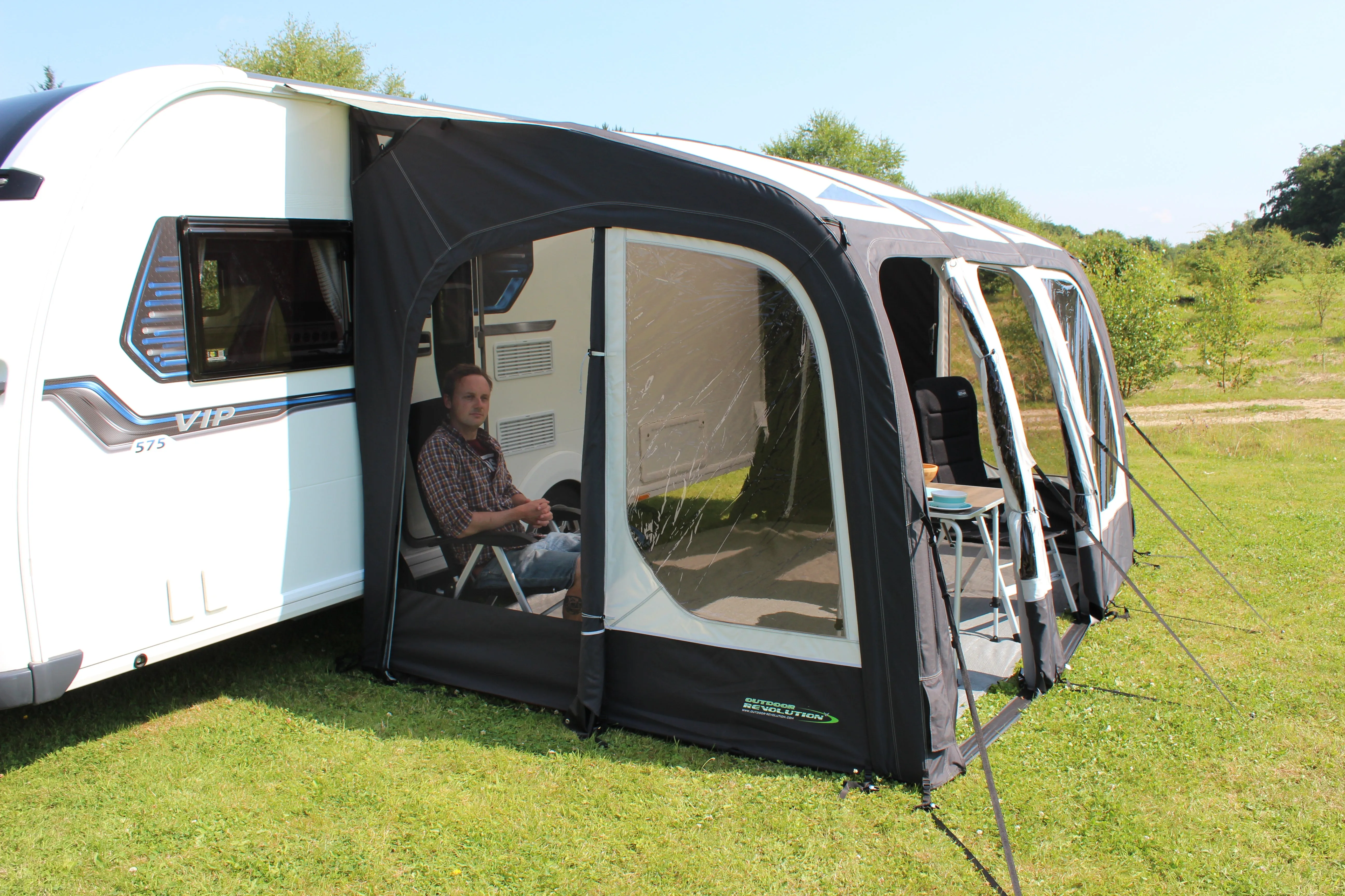 Outdoor Revolution Eclipse Pro 380 Inflatable Caravan Awning
