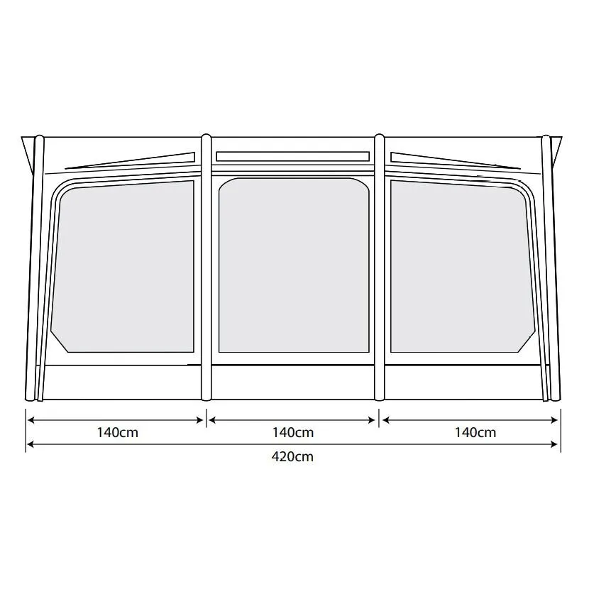 Outdoor Revolution Eclipse Pro 420 Inflatable Caravan Awning