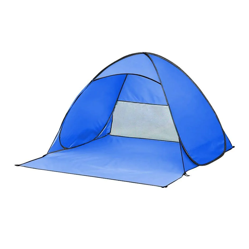Pop Up Beach Tent Camping Portable Shelter Shade 4 Person-Mountview